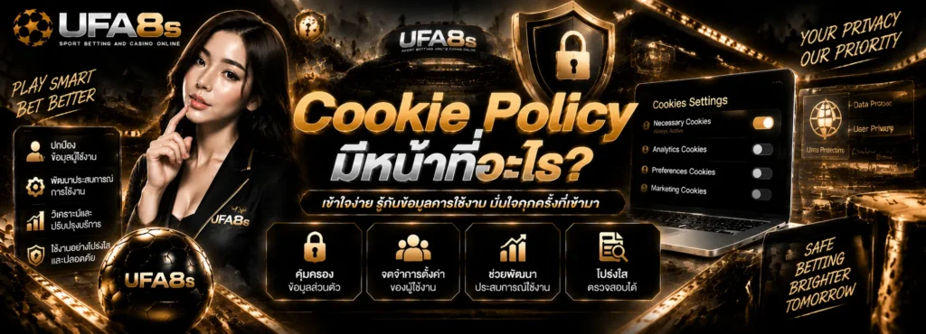 นโยบายคุกกี้ เว็บแทงบอล